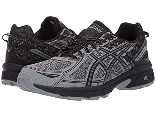 ASICS Mens Gel-Venture 6 Running Shoe, Stone Grey/Stone Grey, 8
