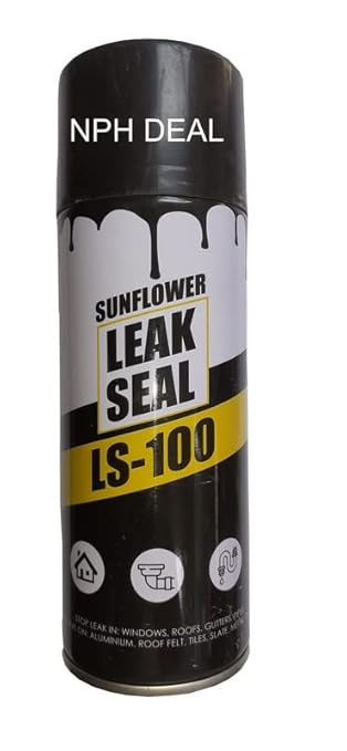 NPH Deal Leak Seal Instant Waterproofing and Repair Spray (Anti-Corrosion) BLACK Spray Paint 400 ml (PACK OF 1)