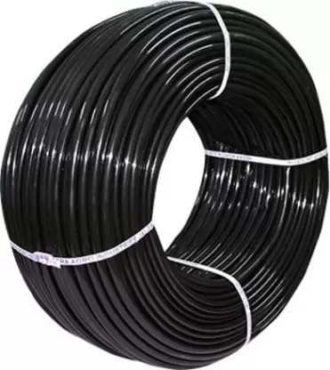 SRI Krishna Drip Irrigation 16mm Diameter ONLINE Main Supply Line Pipe -300 Meters - (Black 300 Meters) Discharge per Hour Dripper at Each 40cm