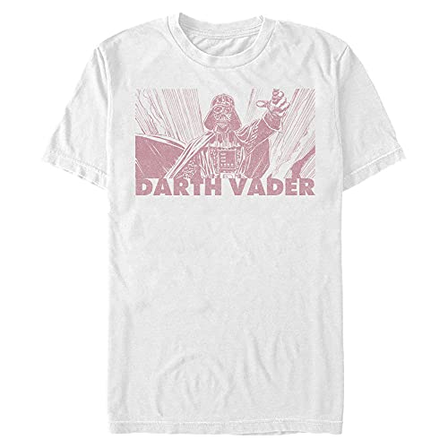T-shirt Star Wars homme XL blanc vêtement imprimé Dark Vador