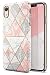 i-Blason Cosmo Lite Series Designed for iPhone XR 2018 Release, Premium Hybrid Slim Protective Bumper Case with Camera Protection, Marble, 6.1"