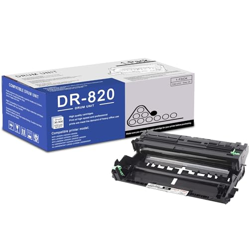 Tambour DR820 noir haute precision pour Brother MFC-L6700DW et HL-L6200DW sans traces