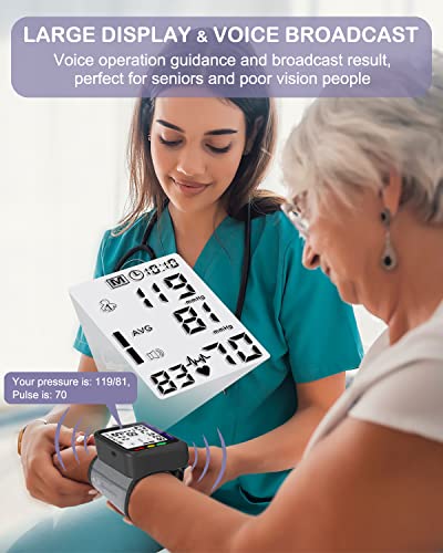 Wrist Bp Monitor + Pulse Oximeter With Large Led Display #TOP5