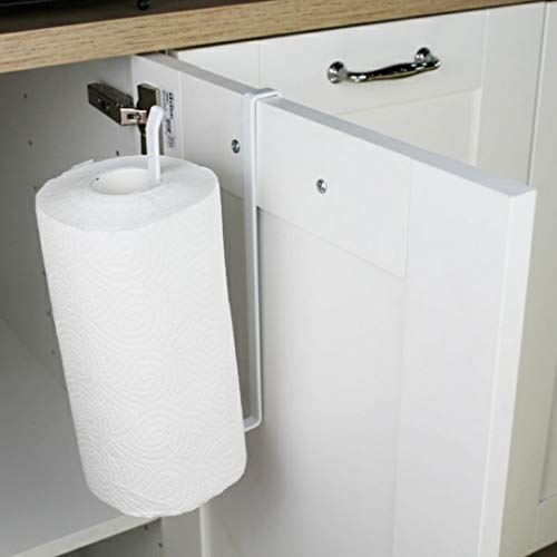 Suporte Para Porta Rolo de Papel Toalha Branco