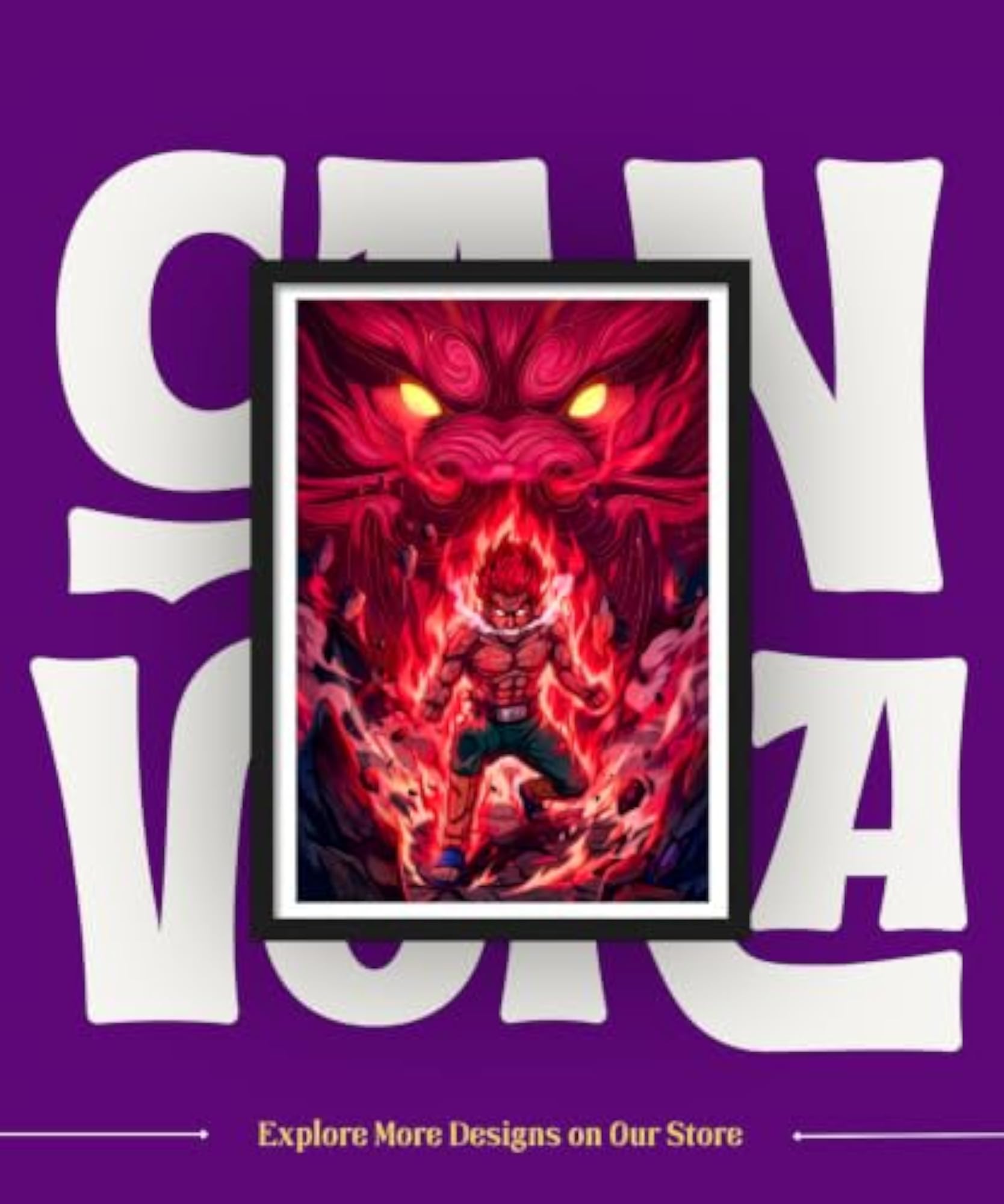 Might Guy Naruto Shippuden Frames & Posters