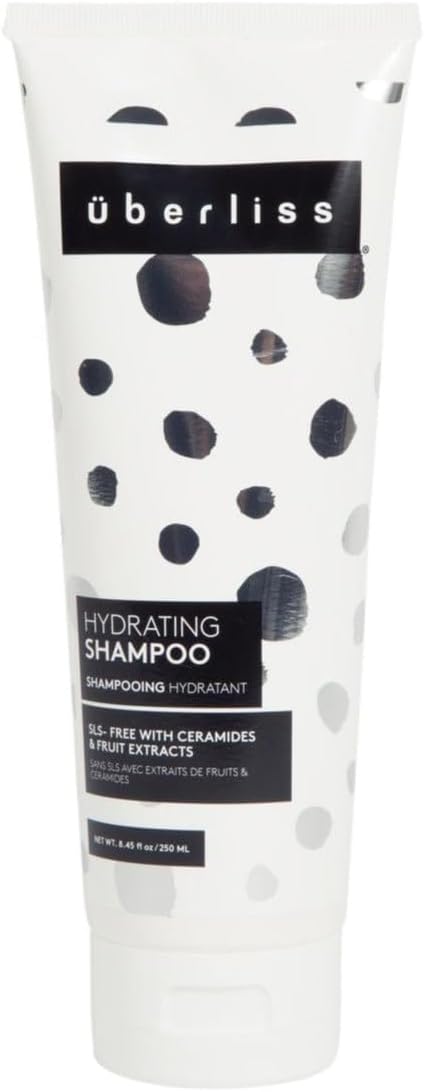Uberliss Hydrating Shampoo 8.45oz - Moisturizes Dry Hair - Gently Cleanses - with Ceramides and Fruit Extract for Soft Healthy Hair