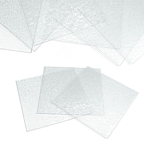 VARIART Stained Glass Panels 12x12 inch,Clear Textured Stained Glass Sheets,Unleash Your Creativity with Easy-to-Cut Mosaic Stained Glass Panels for Arts and Crafts Enthusiast (Frost Pattern) - Thumbnail 5