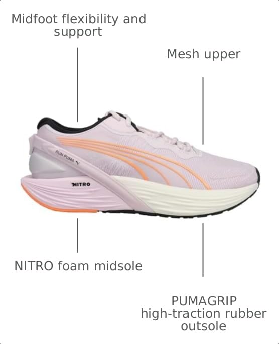 Image of PUMA Womens Softride Mayve Running Sneakers Shoes - Black