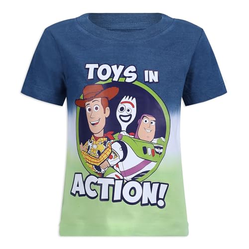 Disney Toy Story Boys 3 Pack Short Sleeve T-Shirt for Toddlers to Big Kids Multicolor4