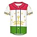 Vnurnrn Tajikistan Flag Mens Baseball Button Down Jersey Hipster Hip Hop T Shirts