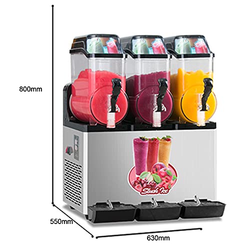 RSTJ-Sjef 900W Kommerzielle Slush Maker Maschine, 12L X 3 Frozen Margarita Frozen Drink Machine, Elektrischer… – Bild 6