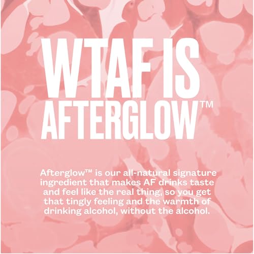 FREE AF Non-Alcoholic Drinks Sparkling Rosé | Alcohol Alternative Sparkling Cocktails with AFTERGLOW Botanical Warmth | Vegan, Gluten-Free, Low-Calorie | 8.4 oz Cans (12-Pack) - Thumbnail 3