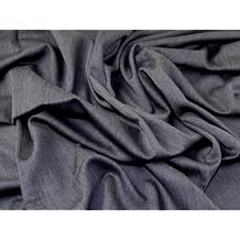 Minerva Crafts Italian 100% Wool Suiting Dress Fabric Grey - per Yard