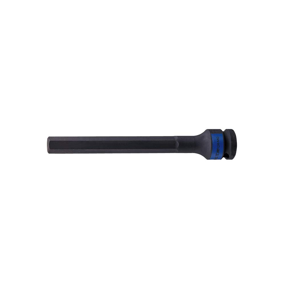 KING TONY 457510 Schlag-Stecknuss E10 – 1/2" Antrieb, Für Torx Außenschrauben, Chrom-Molybdän-Stahl