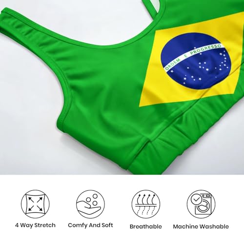 Image of Yoga top Women's Cheerleading Uniform Gym Outfit Running Crop Tops Yoga Shirts Casual Tank Top