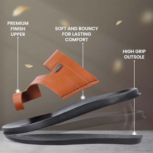 Image of WALKAROO Comfort Sandal For Men's|CloudStep Dual-Density PU Sole - Ultimate Comfort|Stylish Casual Wear|WE1335