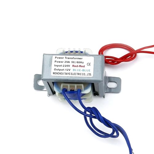 Transformateur de puissance EI noyau en cuivre 2W entrée 220V sortie 15V