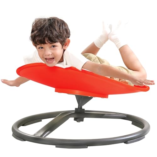 BABAMU Sensory Sit and Spin Chair (Red)