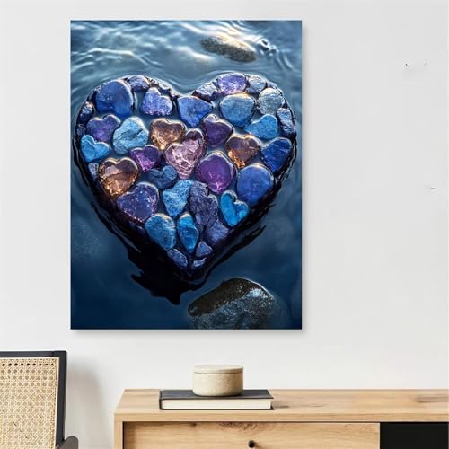Peinture numero adulte amour cadeau femme idéal pour anniversaire et loisir créatif