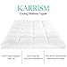 KARRISM Extra Thick Mattress Topper(King), Cooling Mattress Pad Cover Topper, 400TC Cotton Pillow Top (8-21Inch Deep Pocket)