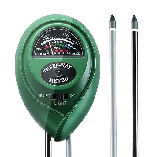 See full amazon price history chart for MOSHTU Solar Soil Plant Care New 3 in 1 Water Moisture Hydroponic Plants Soil Sensor PH Light Meter, Acidity Tester Thermo Hydrometer Soil for Garden MOSHTU Solar Soil Plant Care New 3 in 1 Water Moisture Hydroponic Plants Soil Sensor PH Light Meter, Acidity Tester Thermo Hydrometer Soil for Garden (B081K26KM7) Amazon Price History, Amazon Price Tracker