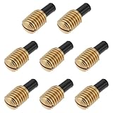 Briny River Saxophon-Reparaturschrauben, 4,9 x 11,1 mm, Messing-Instrumente, Reparaturzubehör für Saxophon 5, 8 Stück