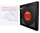 2 Stück, 45 einzelne 16.5 cm Vinyl-Schallplattenrahmen, Displays 17.8 cm Schallplatten mit grauen Matten-Displays, 17.8x17.8 cm, Vinyl-Schallplatten-Albumabdeckung ohne Matte, graue Matte, 2 Stück)