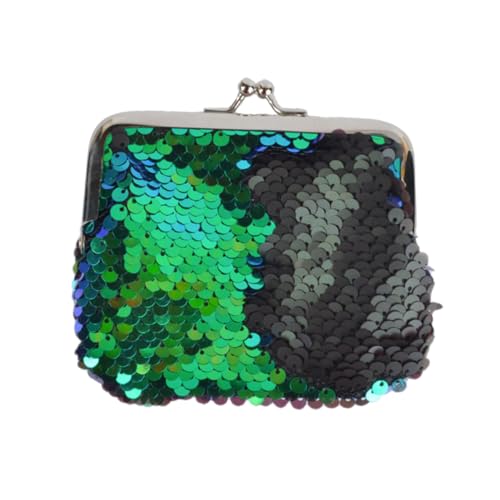 3pcs Clean Girl Aesthetic Sequin Purse Mini Wallet Purse Women Girls Accessories
