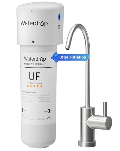 Waterdrop 10UBW-UF 0.01 μm Ultra Filtration Under Sink Water Filter System