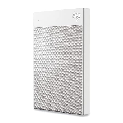 Seagate Backup Plus Ultra Touch HDD 2TB External Hard Drive – White USB-C USB 3.0, 1yr Mylio Create, 4 month Adobe Creative Cloud Photography plan and Rescue Services (STHH2000402)