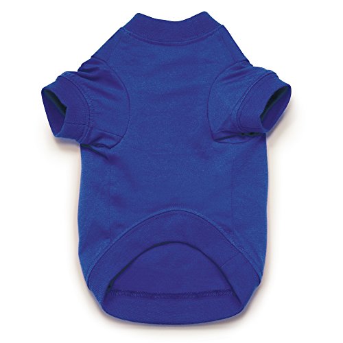 Zack & Zoey Basic Tee Shirt For Dogs, 16" Medium, Blue #TOP2