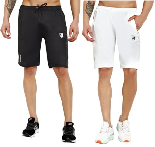 Image of RynoGear Shorts for Men with Zipper Pocket (Pack of 2)