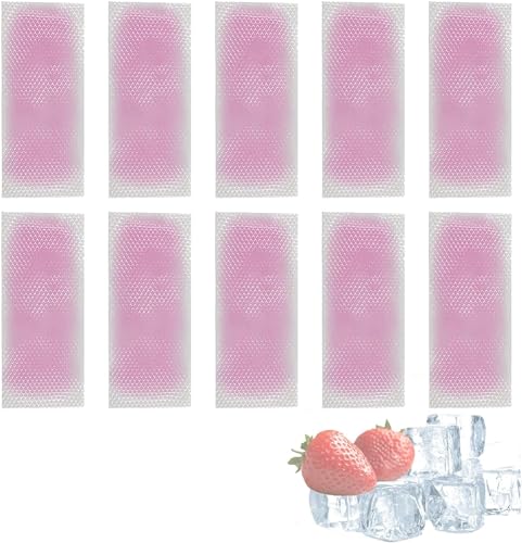 Erdbeer-Kühlpflaster, 40 Stück Kühlpflaster für Kinder, Stirnpflaster...