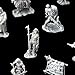 WizKids Deep Cuts: Townspeople & Accessories Unpainted Miniatures