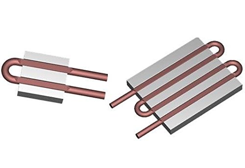 120455 Heat Sinks 2 Pass Exposed Tube Liquid Cold Plate