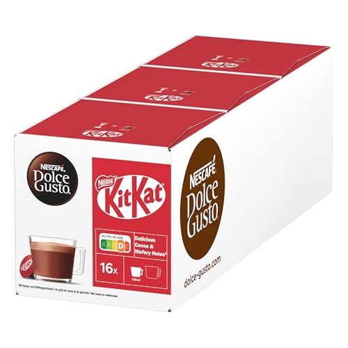 NESCAFÉ DOLCE GUSTO Kit Kat Kakaokapseln 3er Pack (3 x 16 Kapseln)
