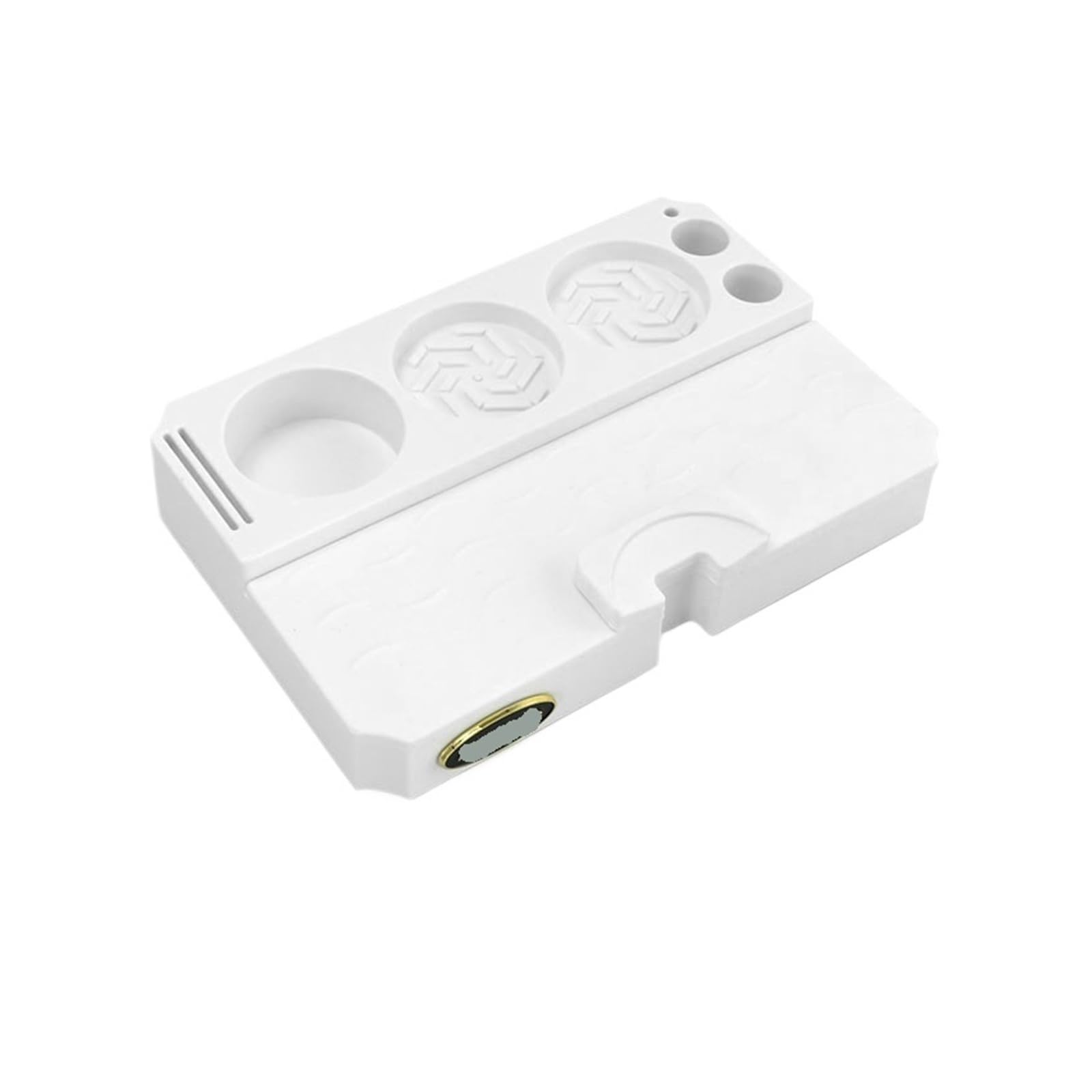 Estación De Compactación De Café, Compatible Con Delonghi, Compatible Con Breville, 51MM 54MM 58MM ABS Portafiltro Holder Espresso Barista Tool(White Station 1pcs)