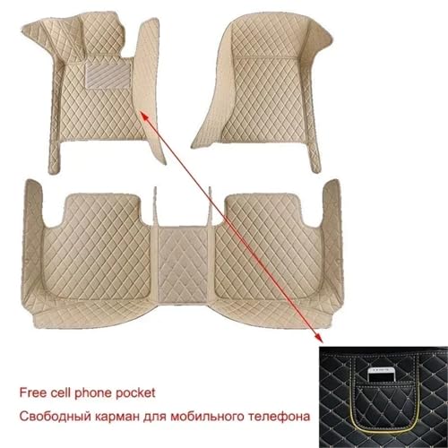 Tapis auto pour Benz Classe C W203 W204 accessoires tapis de sol rouge - 7