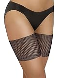 sesto senso Oberschenkelbänder Anti-reibung Luftige Atmungsaktive Sexy Elastische mit 4 Silikonstreifen Schwarz 60-65 M