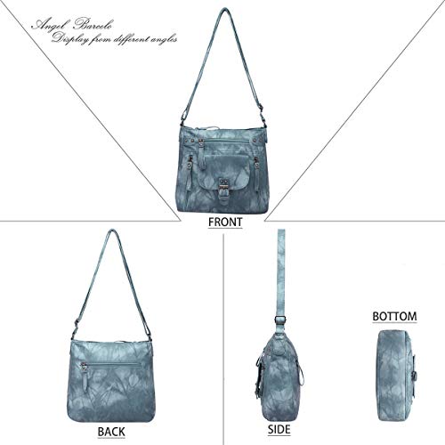 Image of Angel Kiss Crossbody Bags Shoulder Bags and Handbags for Women Multi Pocket Daily Soft Hobo Purses Medium Size