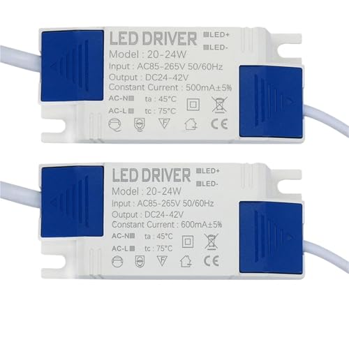Transformateur LED 20-24W 500mA alimentation stable sans scintillement