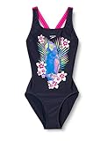 Speedo Mädchen JungleGlow Digital Placement Leaderback Badeanzug, Citron, 32 (DE 164)