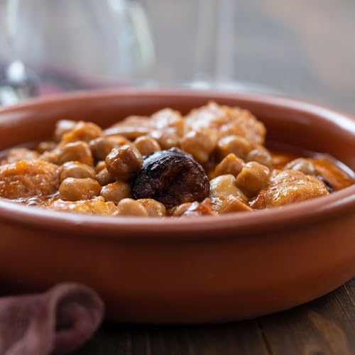 Konserviert. Kutteln in Sauce mit Chorizo ​​​​und Blutwurst 560 gr (8 Stück). Kutteln nach Madrider Art. Familiäres, hausgemachtes und handwerkliches Rezept. Gourmet-Konfitüren. 100% in Spanien.