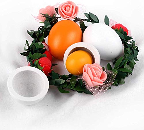 StillCool 6pcs Wooden Easter Eggs Yolk Pretend Children Play Kitchen Game Food Kids Toy
