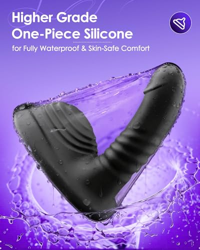 Image of Riding Grinding Thrusting Dildo Vibrator - APP, Remote Control Anal Toy Grinder with Thrusts & Vibrations for Clit Perineum G Spot Anal Sex Toys, Anal Vibrators Adult Toys for Women Couple Men Dildos