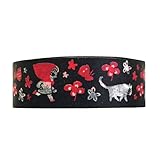 Wrapables Colorful Patterns Washi Masking Tape, Red Riding Hood