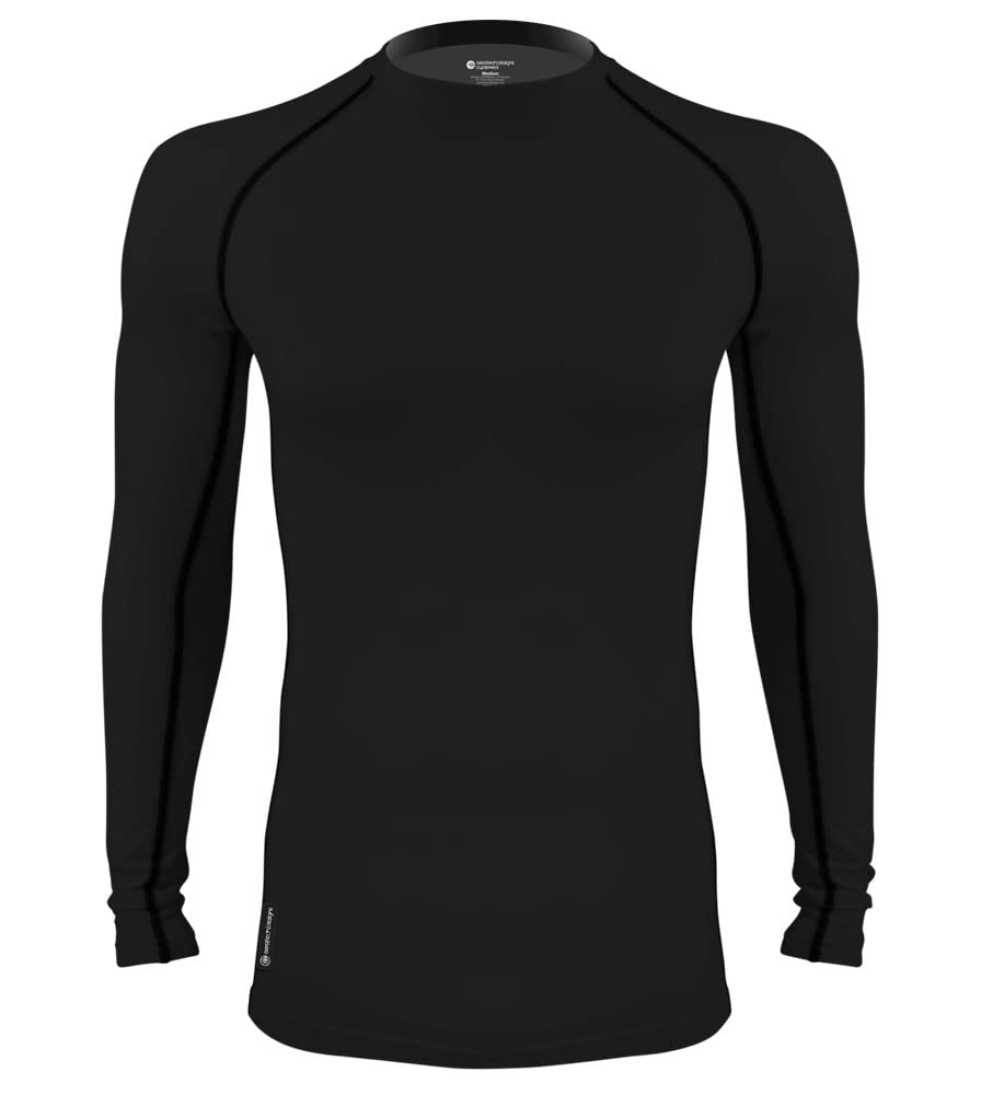 | Men's Compression Shirt | Brushed Fleece Long Sleeve Base Layer