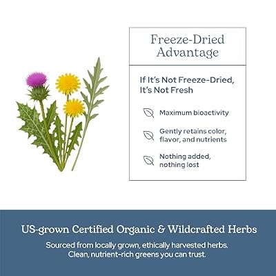 Eclectic Herb - Concentrated Liver Support Capsules | Milk Thistle & Dandelion | Liver Support, Detox, Cleanse + Maintain | Vegan, Non-GMO, Gluten Free (45 CT | 400 mg)