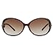 LianSan Fashion Oversized Women Uv400 Protection Polarized Lady Sunglasses Gold Flower Full Frame Sunglasses Gd103 (Brown)