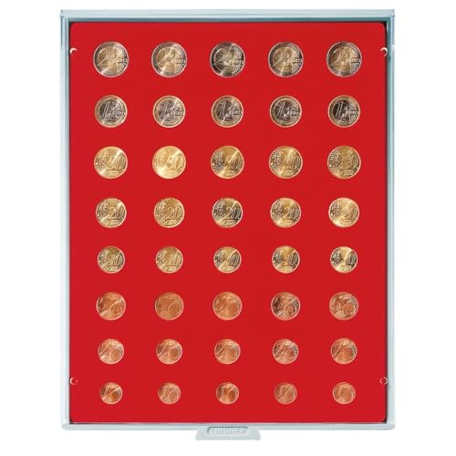 Box monnaies STANDARD coffret de rangement 5 séries Euro